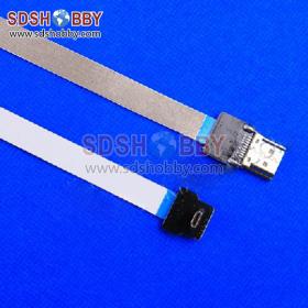 50CM Super Soft Shielded HDMI to Micro HDMI Conversion Cable (Suit for GH4 etc.)