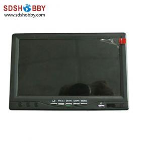 7in FPV Monitor/ Displayer Built-in 32CH 5.8G Wireless Receiver and DVR Record with Sun-hood