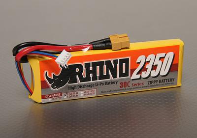 Rhino 2350mAh 3S1P 30C Lipoly Pack