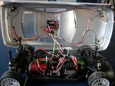 Cover for 1:10 Onroad Car W/Light system brackets