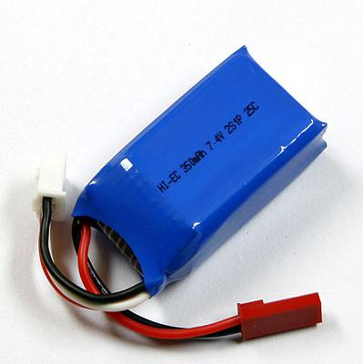 HI-EC 350mAh / 7.4V 25C LiPoly Battery Pack W/ JST-connector