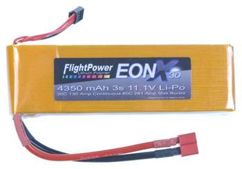 FlightPower EONX 30 LiPo 3S 11.1V 4350mAh 30C FPWEONX30-43503S