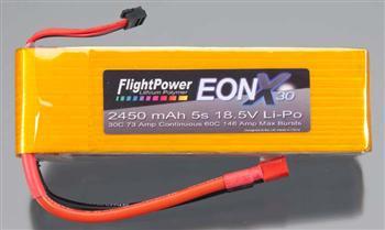 FlightPower EONX 30 LiPo 5S 18.5V 2450mAh 30C FPWEONX30-24505S